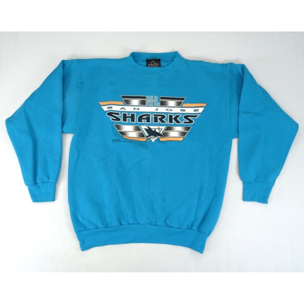 Vintage 90s NHL San Jose Sharks Crewneck Grand Sport Sweatshirt Mens Sz L USA